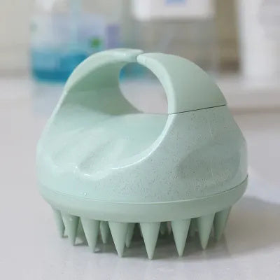Factory Direct Sales Amazon Hot Sale Hand-held Silicone Shampoo Brush Massage Brush Shampoo Comb Bath Massage Tool